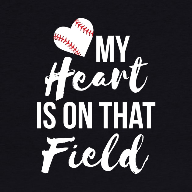 My heart is on that field T-shirt by RedYolk